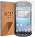 Mr.Shield [3-PACK] Designed For Kyocera DuraForce E6560 [Tempered Glass] Screen Protector with Lifetime Replacement