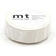 KAMOI カモ井加工紙 mt Masking Tape MT01P208R Matte White | Seal Masking Tape