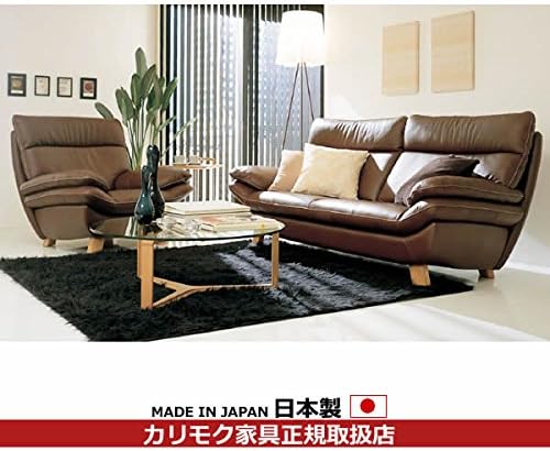 Amazon Co Jp カリモク ソファセット Ztモデル 本革張 外側 合成皮革 椅子2点セット 1人掛け 3人掛け Com オークd G S リーベル ホーム キッチン