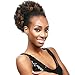 GLAM21USA Afro Puff Drawstring Ponytail Retro Kinky Curly Ponytail Wig Clip in Bun Hair Piece for Black Women Synthetic Hair Extension (MEDIUM, 2 (Dark Brown))