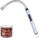 SUPRUS Candle Lighter Rechargeable USB Arc Lighter 360° Bendable Neck Blue