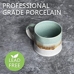 Bosmarlin Large Ceramic Coffee Mug Set of 2, 15