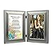 Quinceanera Gifts for Girl's Fifteenth Birthday from Mother, Father, Family, Friends - Sentimental Poem in a 4x6 Pewter Double Frame with Gift Bag