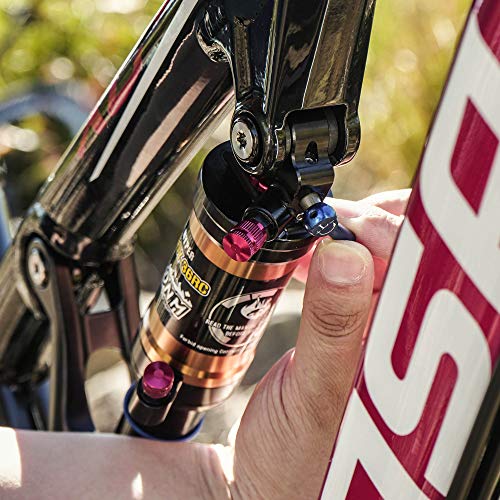 DNM Damping 3 System Mountain Bike Air Rear Shock Rebound/Lock Out/Air Pressure Adjustable AL 7005 Shark/AL 6061 Shock Body 165mm (6.5") x 35mm