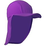 Girls Radiant Orchid Sun Protection Legionnaire Cap UPF 50+