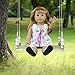 ZITA ELEMENT 5 Sets Fashion Handmade Clothes Dress for American 18 inch Girl Doll Outfits and Other 18 Inch Dolls Accessories