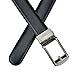 Ratchet Leather Dress Belt for Men, Up to Size 50 - Black