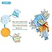 TOLOLO Cartoon Animals Plush Toys Baby Sleeping Toys Newborn Children to Appease Towel Cloth Can Bite (Elephant)