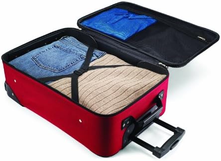 American Tourister Fieldbrook II Softside Upright Luggage Set, Red/Black, 3-Piece (tote/21/25) 7 American Tourister Fieldbrook II Softside Upright Luggage Set, Red/Black, 3-Piece (tote/21/25)