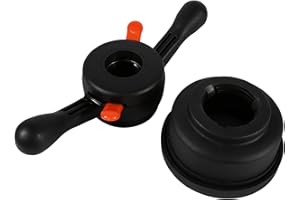 Quick Release Wheel Hub Wing Nut for Tire Balancer, Plastic, Thread Diameter 40mm, Pitch 4mm, Inner Diameter 40mm