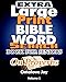 Extra  Large Print BIBLE  WORD SEARCH BOOK  FOR SENIORS: An Insightful Extra Large Print Bible Word Search Puzzles With Inspirational Bible Words As ... Edition! (Seniors Brain Games Series)