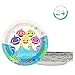 24 Baby Cute Shark Birthday 9 Inch Party Plates, Cake Paper Dessert Set, Doo Doo Decorations Supplies