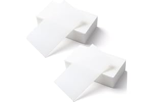 SmallCat 100 Pcs Perm Papers for Hair, High-Temperature Thickened Resistant End Papers for Hair Perm, Disposable Hairs Curling Paper for Salon Barber Shop Home - White