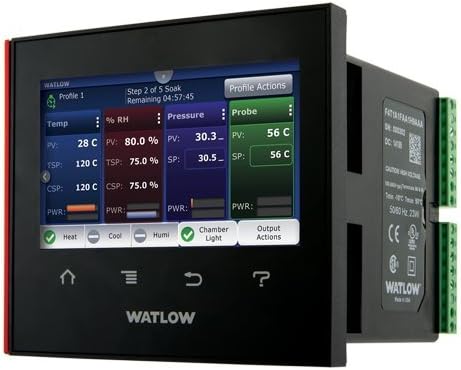 Watlow - F4T Touch Screen Base Unit No Logging /Trend 100-240 VAC 2 Control Loops No Profiles/Basic Functions Blocks