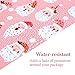10x13 100-Pack Santa Face Designer Poly Mailers, Ohuhu Christmas Shipping Mailer Bags Sealed Christmas Holiday Gifts Bag Xmas Mailer Packages with Self Adhesive Strip, Pink