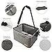 Akinerri Portable Pet Dog Booster Car Seat Travel Carrier with Clip-On Safety Leash and Zipper Storage Pocket– Perfect for Small and Medium Pets