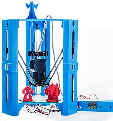 DZW 3D Printer Three-Dimensional High-Precision Home Desktop-Level Small Equipment 3D Printer Diy Creative Toy Model Equipment 3D Printer 26 * 24 * 30cm Power 20W , blue,Easy to use