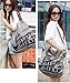 Fansela Women Vintage Retro Canvas Hobo Shopper Crossbody Handbag, Grey