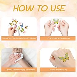 Temporary Fake Tattoos for Kids, 330+ Mixed Styles