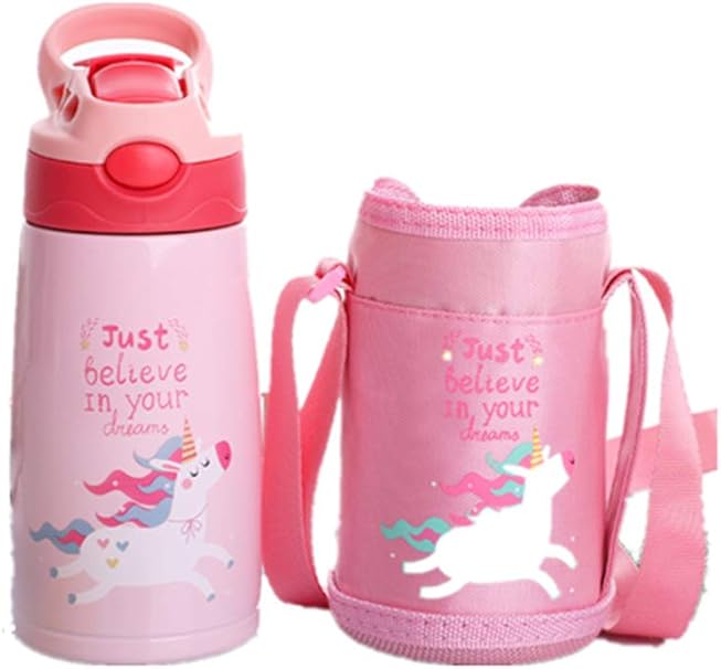 Amazon サーモス 水筒 真空断熱スポーツボトル 直飲み 水筒 400ml 316ステンレス男女鴨嘴杯 子供用保温コップ ピンク 水筒 マグボトル オンライン通販