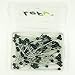 LEFV Quilting Pins Ball Head Sewing Pins,Pack of 100,Black