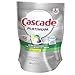 Cascade Platinum Actionpacs Dishwasher Detergent, Lemon Burst Scent, 20 Count, Product Size May Vary