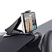 Smartphone Car Mount, HUD Simulating Atex Design Phone Crocs Jaw Dashboard Clip Holder Cradle Phone Safe Driving Compatible for All Smartphones with up to 6.5 inches Display and up to 0.6 in Thick.