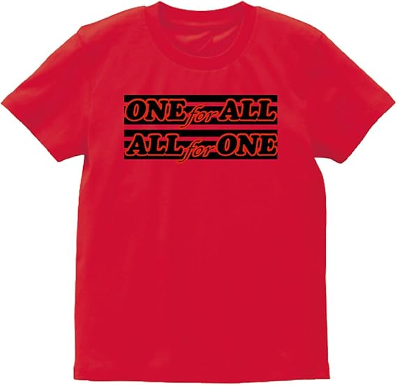 Amazon Co Jp Tシャツ おもしろ パロディ ワンフォーオール レッド 服 ファッション小物