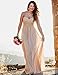 Chiffon Long Bridesmaid Dresses Sweetheart Prom Evening Gowns Party Formal Plus Size Dress Champagne US 10