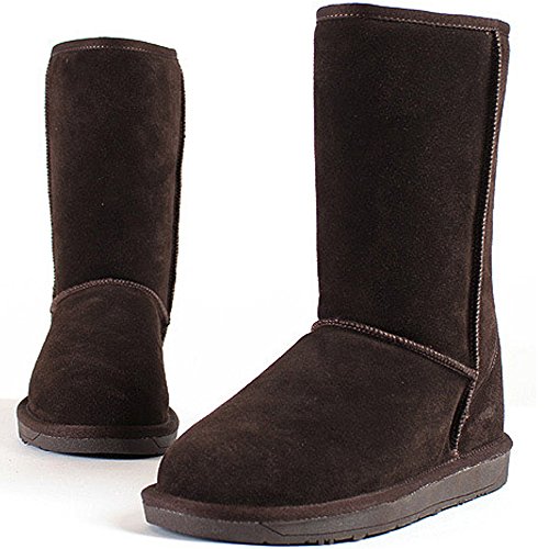 New Mooda Snow Winter Warm Womens Stylish Fashion Leather Boots Shoes Brown (6.5) New Mooda Snow Winter Warm Womens Stylish Fashion Leather Boots Shoes Brown (6.5)