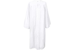 Herrenbek Matte Choir Robe for Church Judge Robes Costumes Pulpit Robe Pastor Baptism Graduation Gown for High School