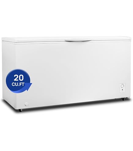 Amazon.com: SMETA Chest Freezer 21 Cu. Ft, Large Capacity Deep 