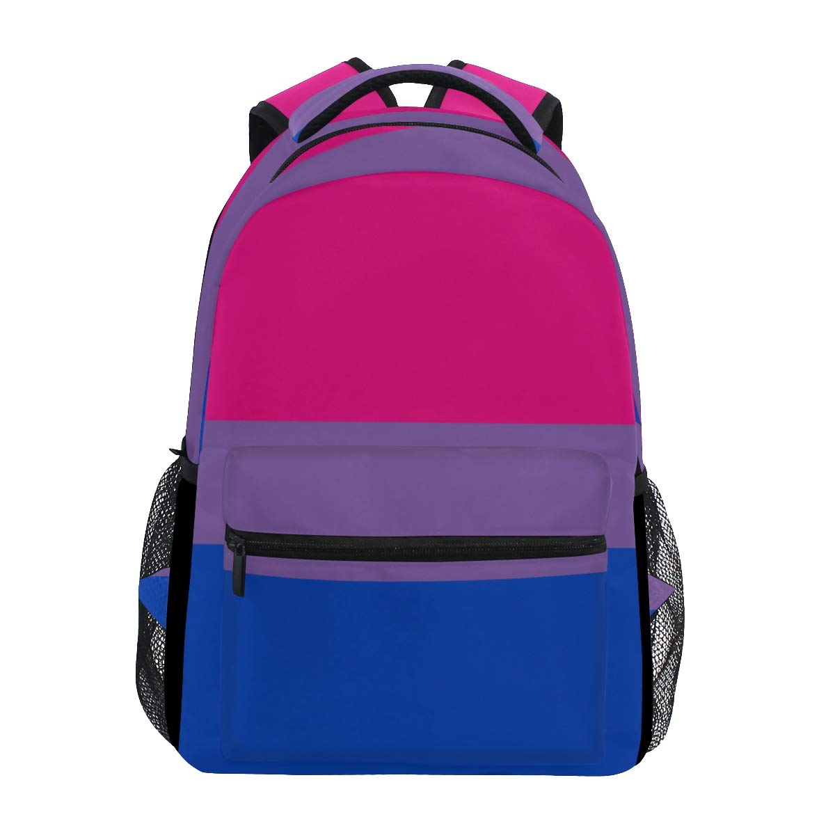 School Backpacks Misc Bisexual Pride Flag Student Backpack Big for Girls Kids Elementary School Shoulder Bag Bookbag