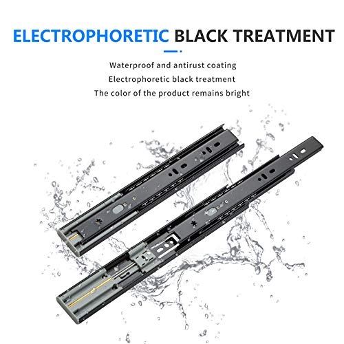 SHUHANG Soft Close Drawer Slides 1 Pair 12 Inch 100lb Load Capacity