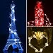 AFUNTA 6 Pcs Cork Light Screwdriver, Bottle Lights Fairy String LED Lights, 78 inches / 2 m Copper Wire 20 LED Bulbs Suitable Party Wedding Concert Festival Christmas Tree Decoration - 6 Corlors