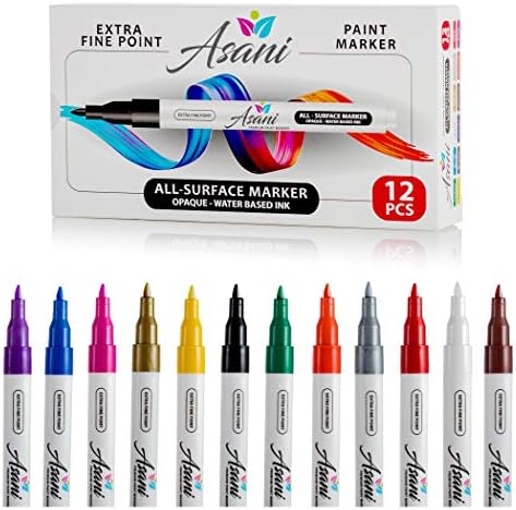 Paint Pens Acrylic Markers Set (12 