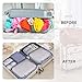 Travel Packing Cubes for Suitcase Binteng 9 PCS Travel Luggage Organiser Set Durable Travel Essentials Bags for Clothes Shoes Cosmetics Toiletries (Grey)