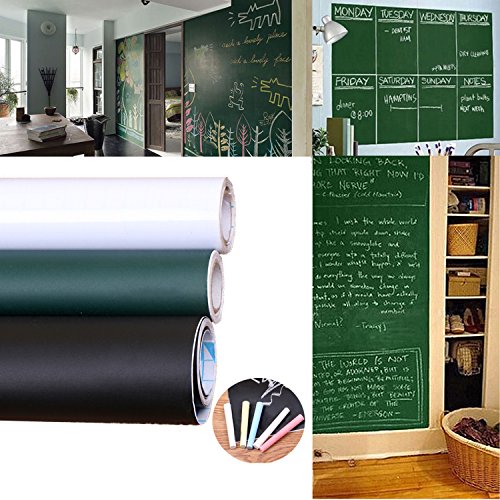 Large Chalkboard Contact Paper Removable, Paper Decal for Home Office School Blackboard Restaurant Menu