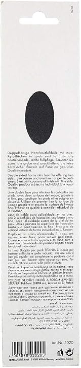 Titania Double Sided Foot File Coarse Fine Grip Callus Remover view 2