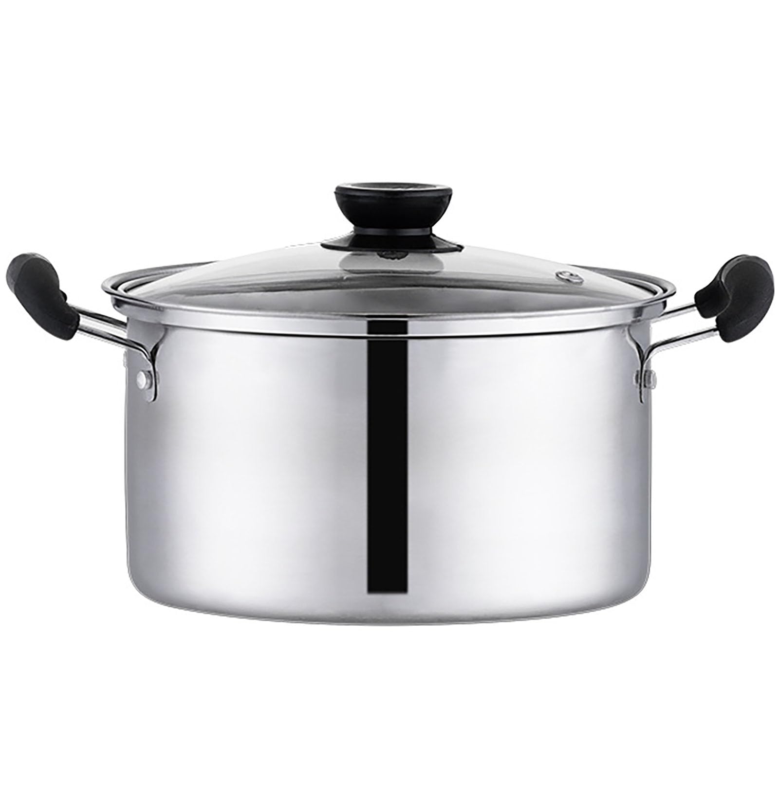 Photo 1 of **MAJOR DAMAGE**
Thickened Stainless Steel Saucepan, 1.6 Quart Double Handle Milk and Soup Pot with Lid for Warming, Cooking and Boiling Milk, Spaghetti, Soup in Kitchen and Outdoor (18cm)