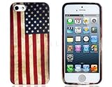 Brightdeal American Flag Print Protective Case for iPhone 5 5S