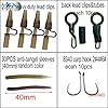 JSHANMEI–Carp-Fishing-Tackle-Kit-with-SwivelsHooksSleevesRubbers-TubesLead-ClipsBeadsHair-RigsHair-Extender-Stoppers-Set-225pcsbox