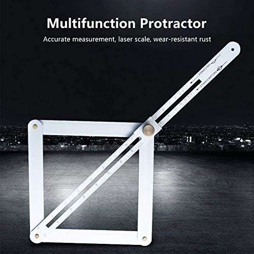Bevel & Corner Protractor, Aluminium Alloy Corner Angle Finder,Miter Angle Measuring Ruler, Multi Angle Measurement Tool for Woodworking,Flooring Tile,DIY Lovers