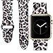 Allbingo Cute Bands for Apple Watch Band 38mm 42mm Women Men (Sexy Leopard, 38mm M/L)
