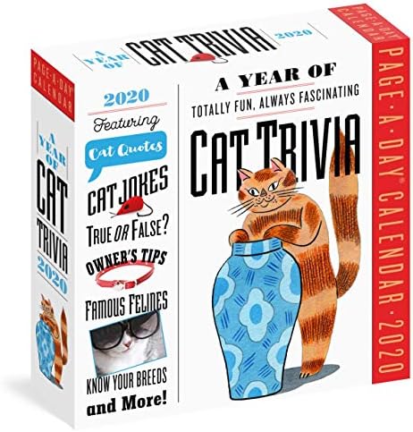 A Year of Cat Trivia Page-A-Day Calendar 2020