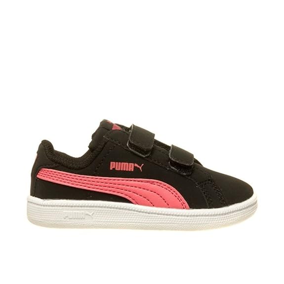 Puma - Smash Fun Buck V Inf - 36049311 - Farbe: Schwarz-Rosa - Größe: 25 EU