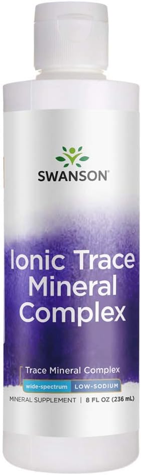 Swanson Ionic Trace Mineral Drops 8 fl Ounce (236 ml) Liquid