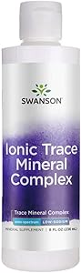 Swanson Ionic Trace Mineral Drops 8 fl Ounce (236 ml) Liquid