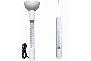 TURNONLOVE Pool Thermometer Floating Easy Read - Large Reading Bath Thermometers, Water Temperature Thermometer for Outdoor Ponds, Fish Tank, Hot Tubs, Aquarium