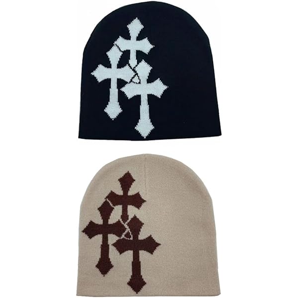 帽子 Beanie Knit Cap with Cross Patches Chrome Hearts Kids Cross Patch Beanie – Justin Reed